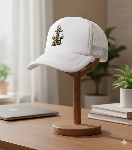 Anchored in Faith Trucker Hats