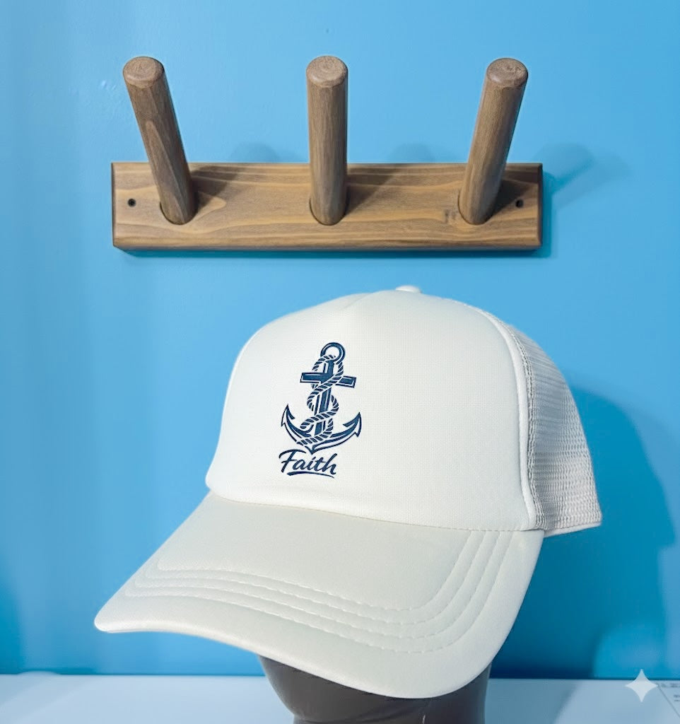 Anchored in Faith Trucker Hats