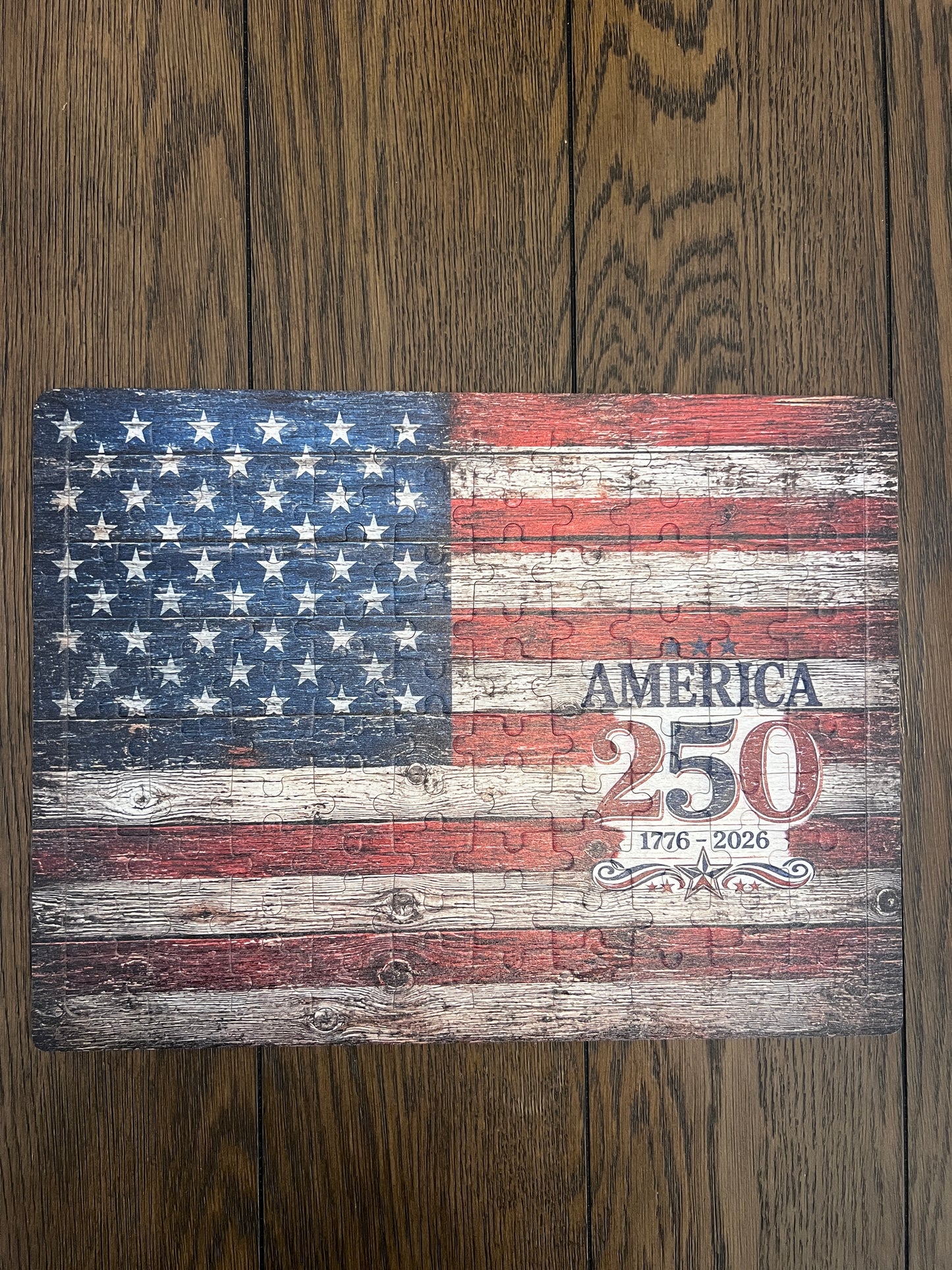 America 250 Years of Freedom Puzzle - 1776-2026 American Flag Patriotic Puzzle
