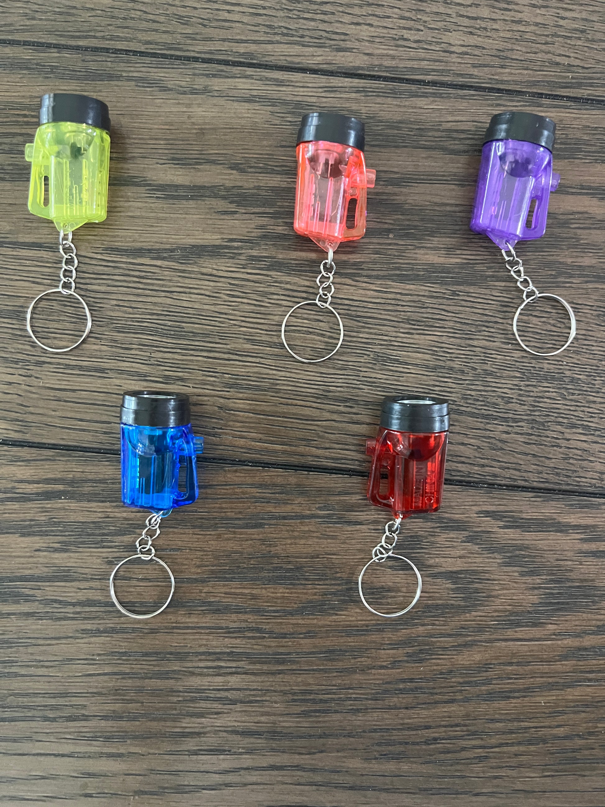 Different color flashlights