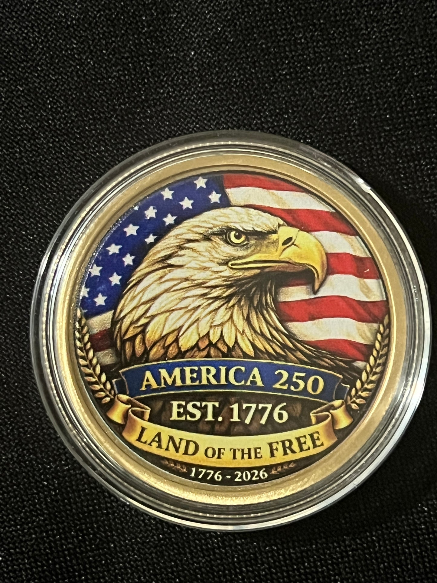 America 250th Anniversary Brass Commemorative Coin (1776–2026) – 1.5” Patriotic Collectible | Limited Edition “We The People” Freedom Coin