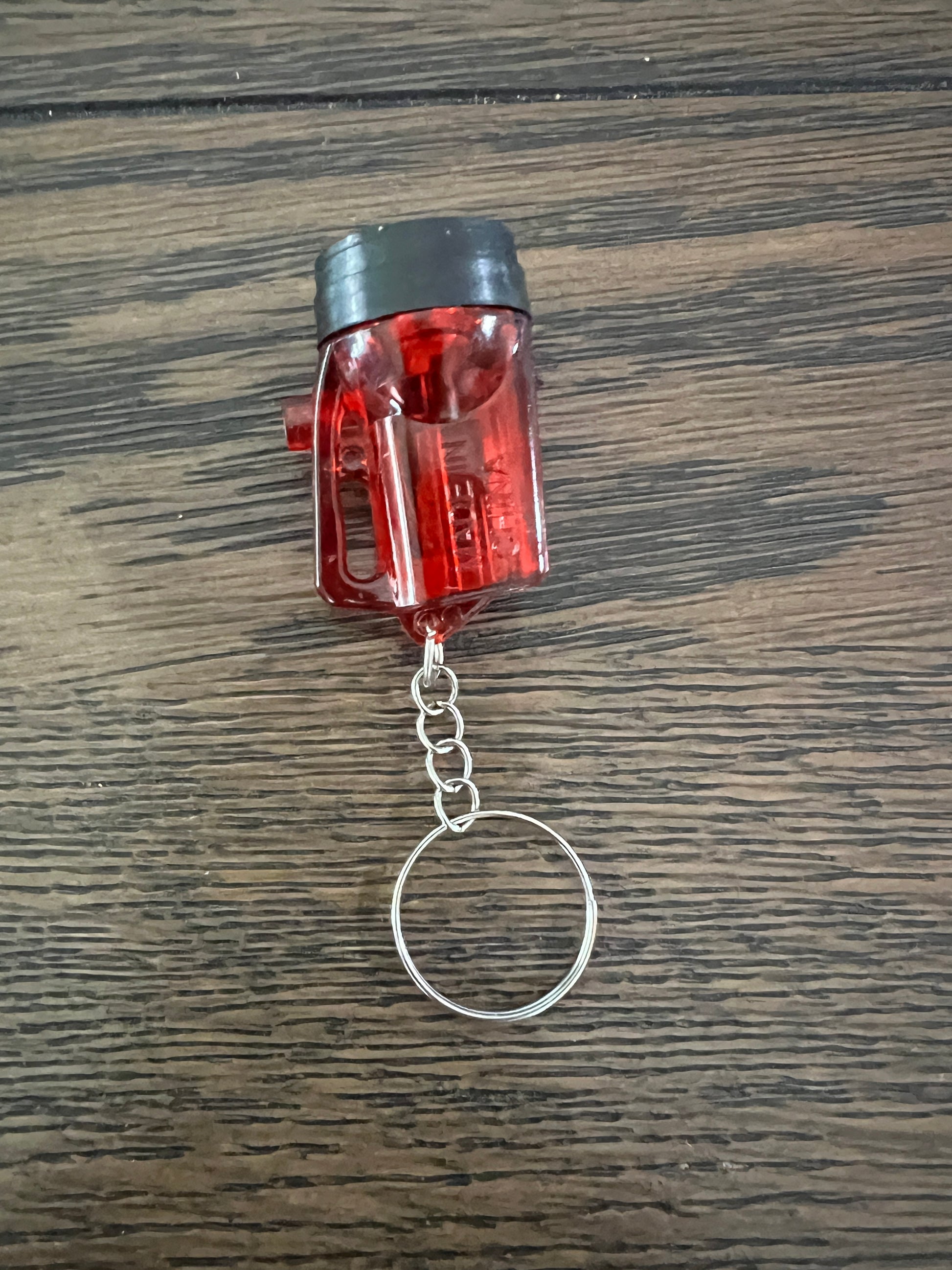 red flashlight