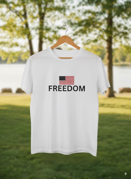 Freedom American Flag T-Shirt  - Patriotic Tees