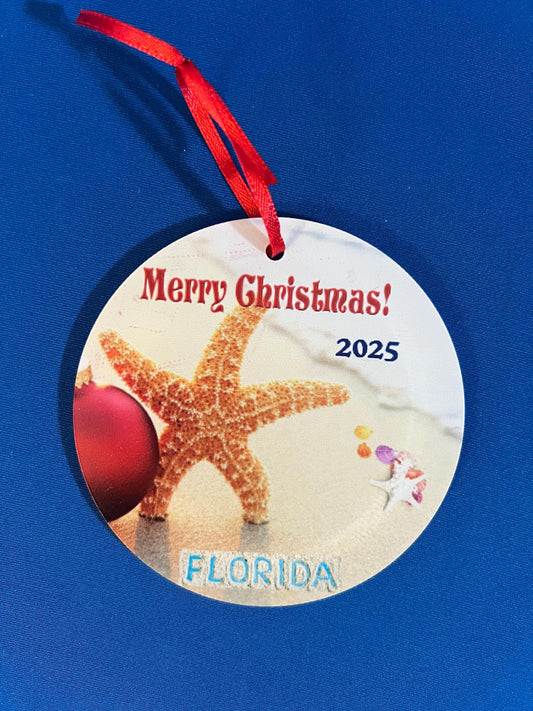 Christmas Ornament | Reason for the Season | 2025 Ornament | Florida tree decoration