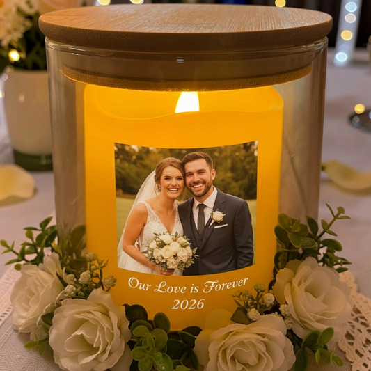 Personalized Photo Flameless LED Candle